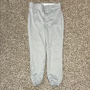Men's Gray Baseball Pants Size M